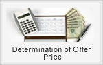 Determination of Offer Price