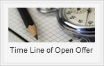 Time Line of Open Offer